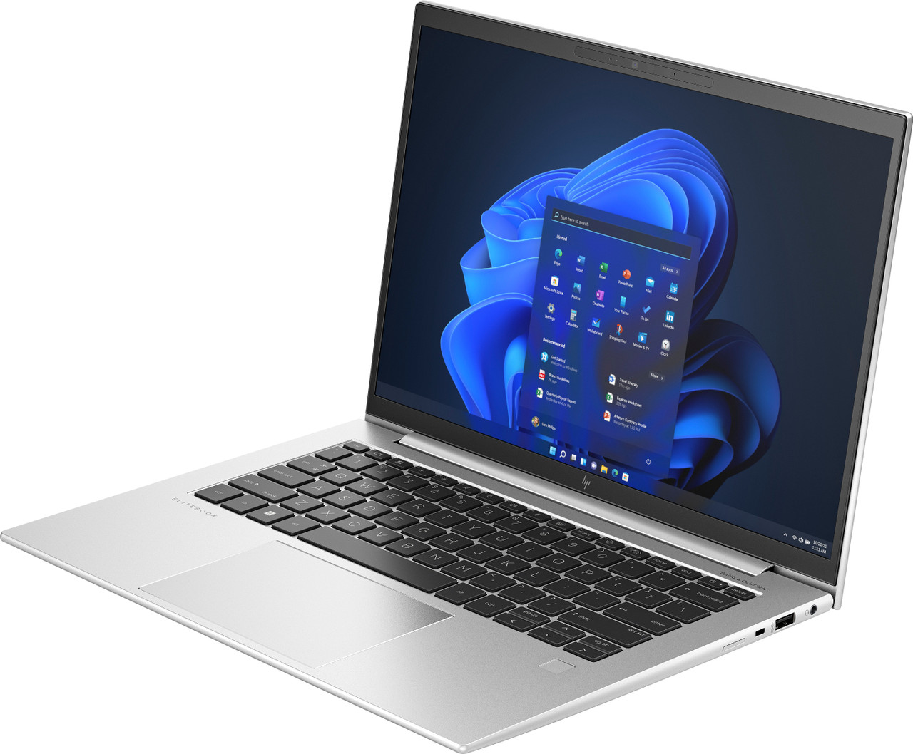 HP EliteBook 1040 14 inch G10 Notebook PC NaturalSilver T IRcam nonODD FPR Win11 CoreSet WhiteBG Fro