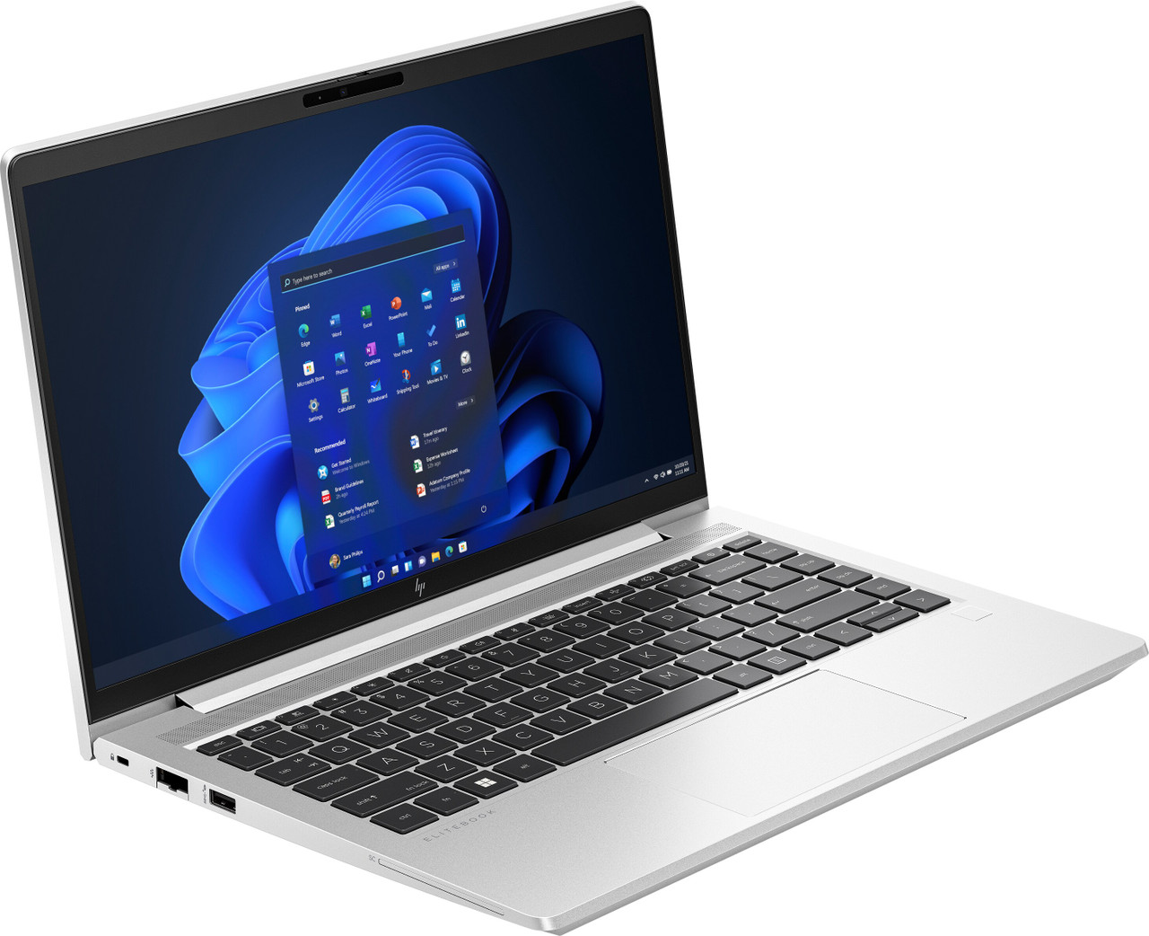 HP EliteBook 640 14 inch G10 Notebook PC WLAN NaturalSilver NT IRcam nonODD FPR CoreSet WhiteBG Fron