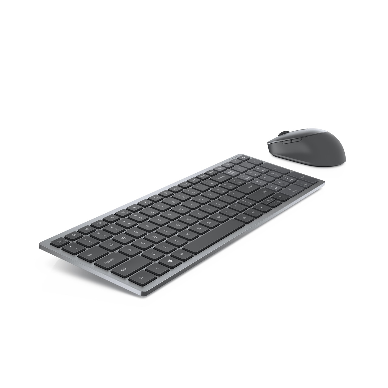 DELL KM7120W keyboard Mouse included RF Wireless + Bluetooth QWERTY US International Grey, Titanium