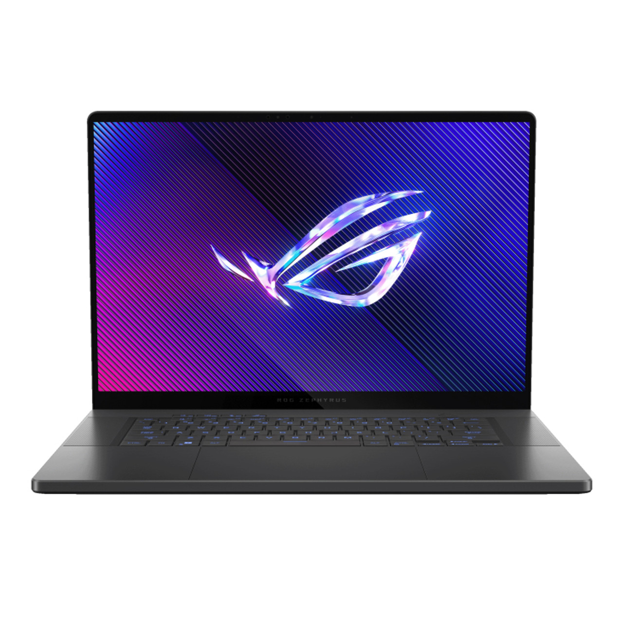 ASUS ROG Zephyrus G16 GU605MZ-QR069X laptop 40.6 cm (16") WQXGA Intel Core Ultra 9 185H 32 GB LPDDR5x-SDRAM 2 TB SSD NVIDIA GeForce RTX 4080 Wi-Fi 6E (802.11ax) Windows 11 Pro Grey, Black