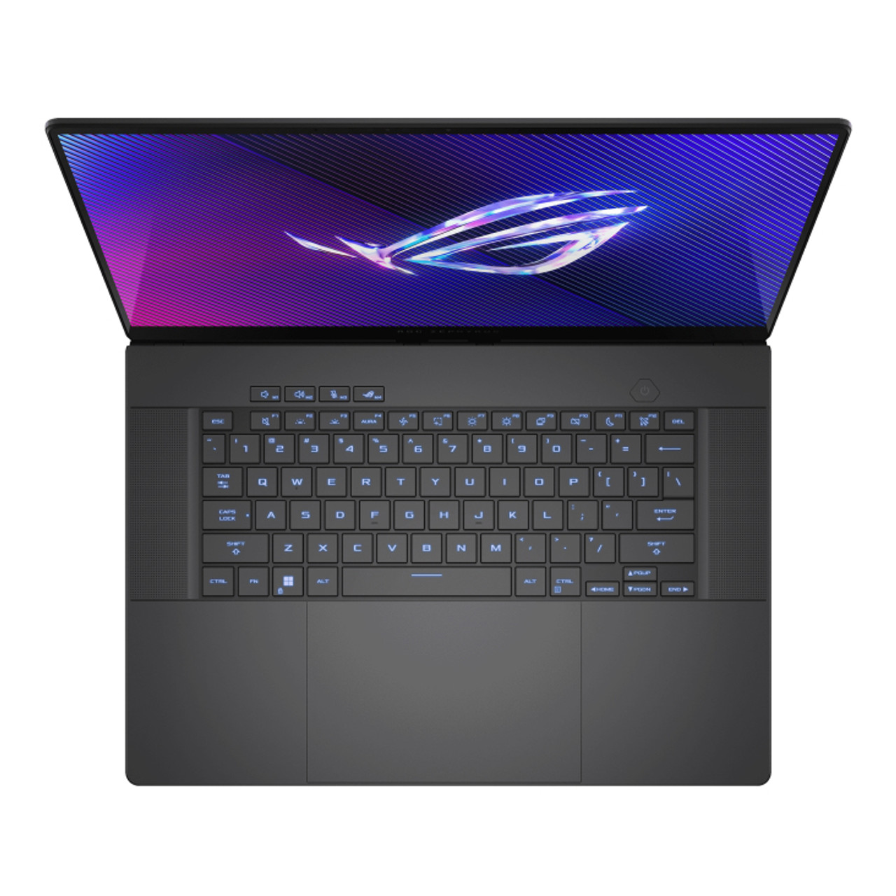 ASUS ROG Zephyrus G16 GU605MZ-QR069X laptop 40.6 cm (16") WQXGA Intel Core Ultra 9 185H 32 GB LPDDR5x-SDRAM 2 TB SSD NVIDIA GeForce RTX 4080 Wi-Fi 6E (802.11ax) Windows 11 Pro Grey, Black