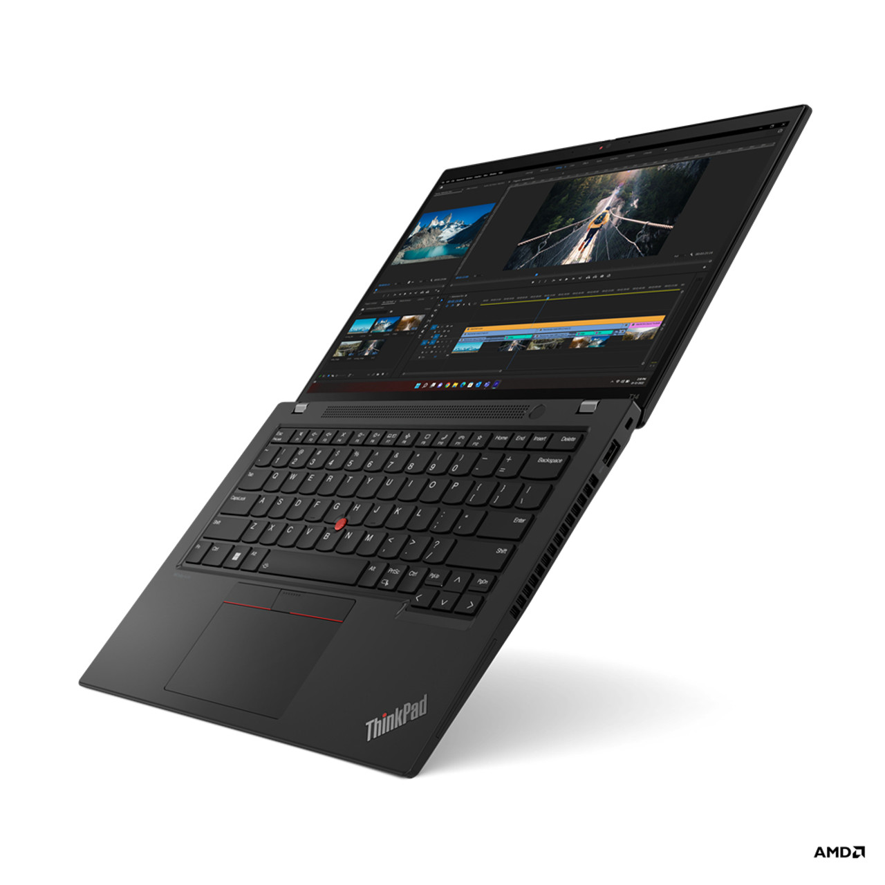 Lenovo ThinkPad T14 Laptop 35.6 cm (14") Touchscreen WUXGA AMD Ryzen™ 7 PRO 7840U 16 GB LPDDR5x-SDRAM 512 GB SSD Wi-Fi 6E (802.11ax) Windows 11 Pro Black