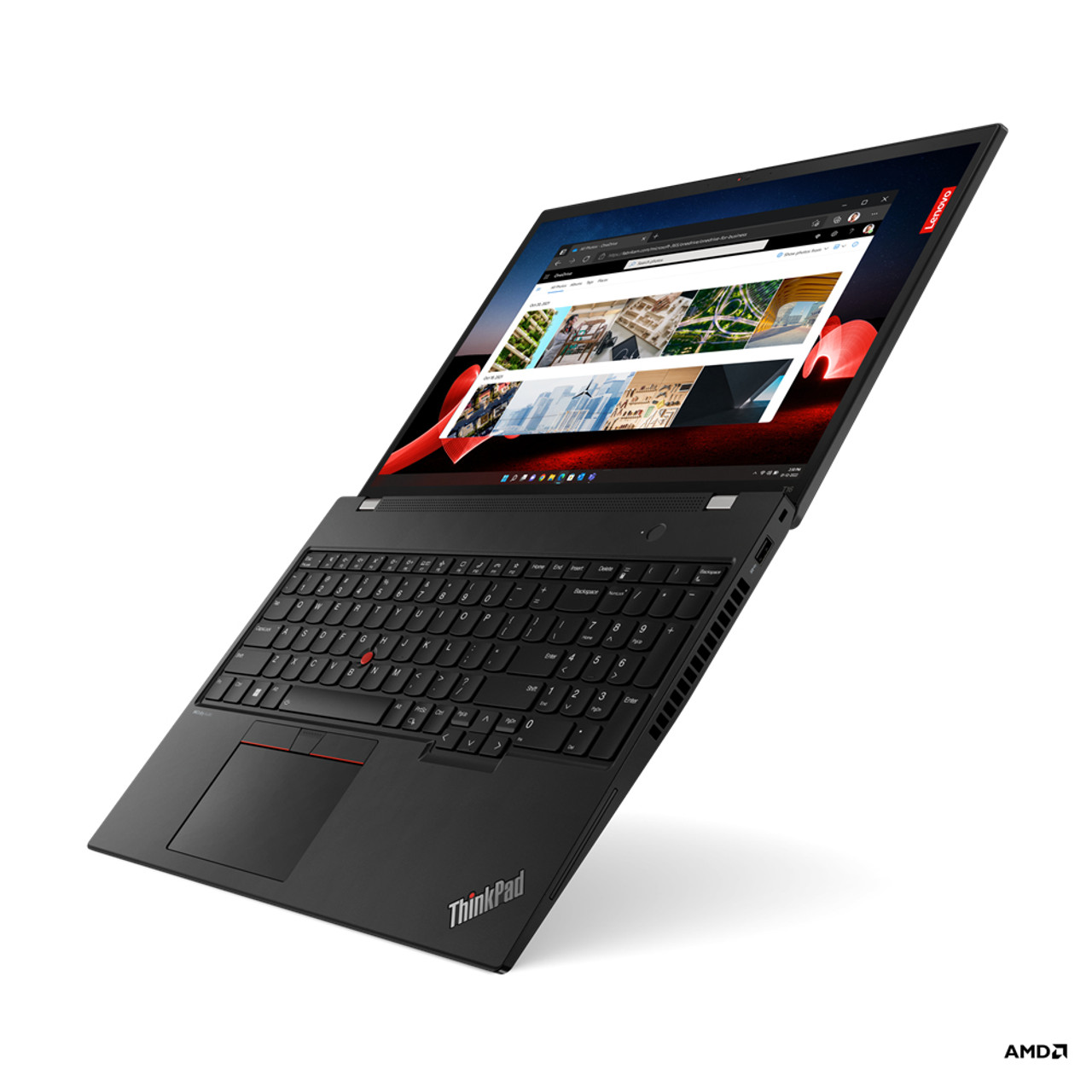 Lenovo ThinkPad T16 Laptop 40.6 cm (16") Touchscreen WUXGA AMD Ryzen™ 7 PRO 7840U 16 GB LPDDR5x-SDRAM 512 GB SSD Wi-Fi 6E (802.11ax) Windows 11 Pro Black