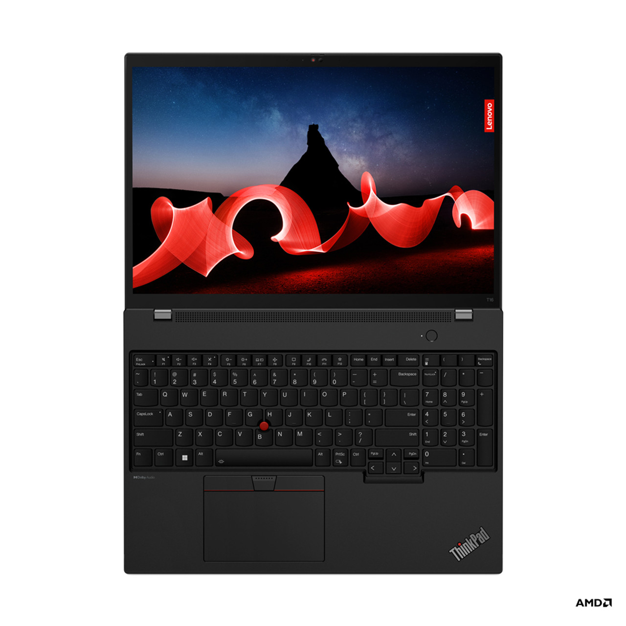 Lenovo ThinkPad T16 Laptop 40.6 cm (16") Touchscreen WUXGA AMD Ryzen™ 7 PRO 7840U 16 GB LPDDR5x-SDRAM 512 GB SSD Wi-Fi 6E (802.11ax) Windows 11 Pro Black