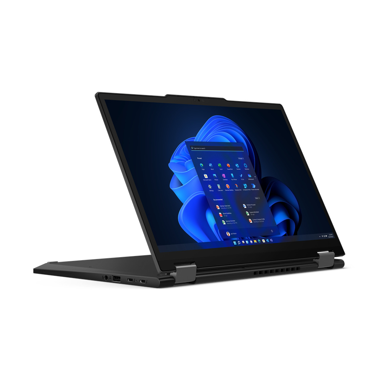 Lenovo ThinkPad X13 Yoga Hybrid (2-in-1) 33.8 cm (13.3") Touchscreen WUXGA Intel® Core™ i7 i7-1355U 16 GB LPDDR5-SDRAM 512 GB SSD Wi-Fi 6E (802.11ax) Windows 11 Pro Black