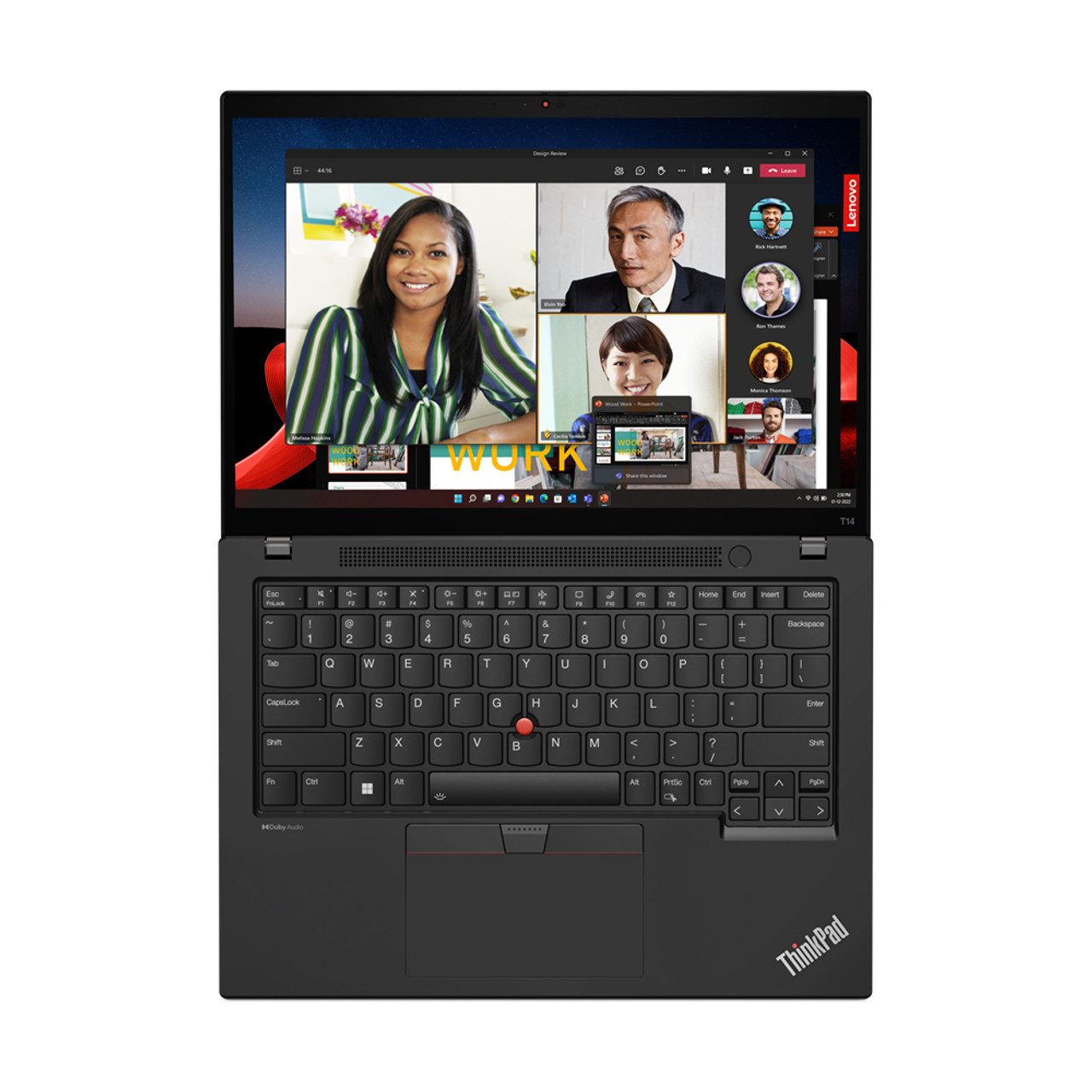 Lenovo ThinkPad T14 Laptop 35.6 cm (14") Touchscreen WUXGA Intel® Core™ i7 i7-1355U 16 GB DDR5-SDRAM 512 GB SSD Wi-Fi 6E (802.11ax) Windows 11 Pro Black