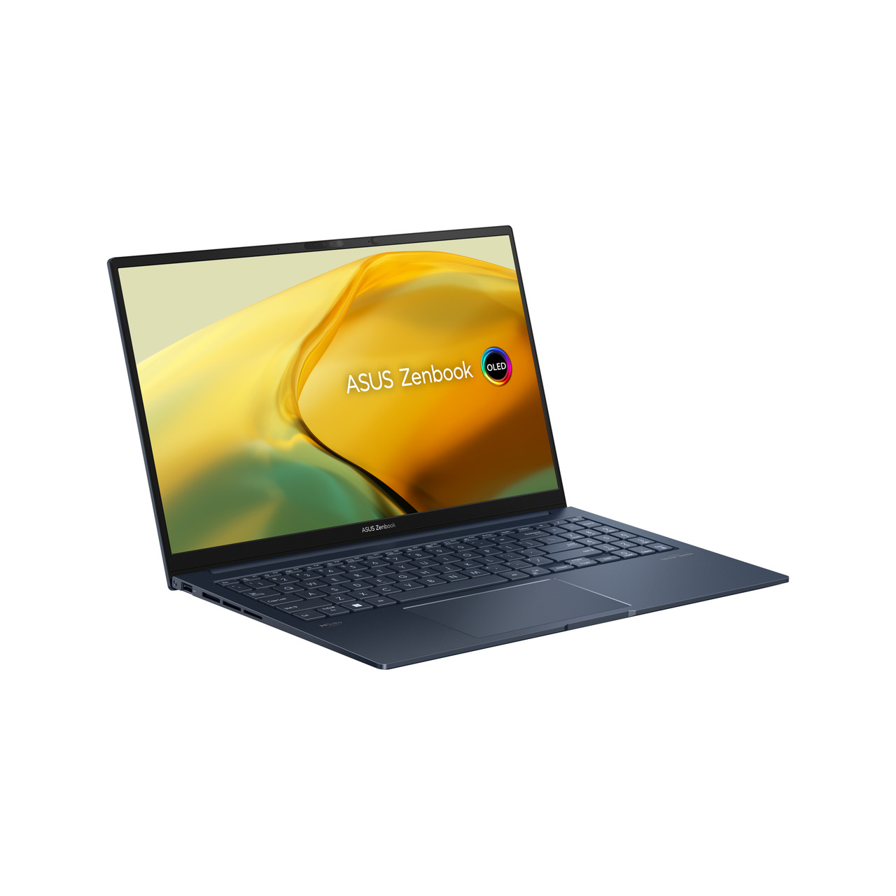 ASUS Zenbook 15 OLED UM3504DA-MA396X laptop 39.6 cm (15.6") 2.8K AMD Ryzen™ 7 7735U 32 GB LPDDR5-SDRAM 1 TB SSD Wi-Fi 6E (802.11ax) Windows 11 Pro Blue