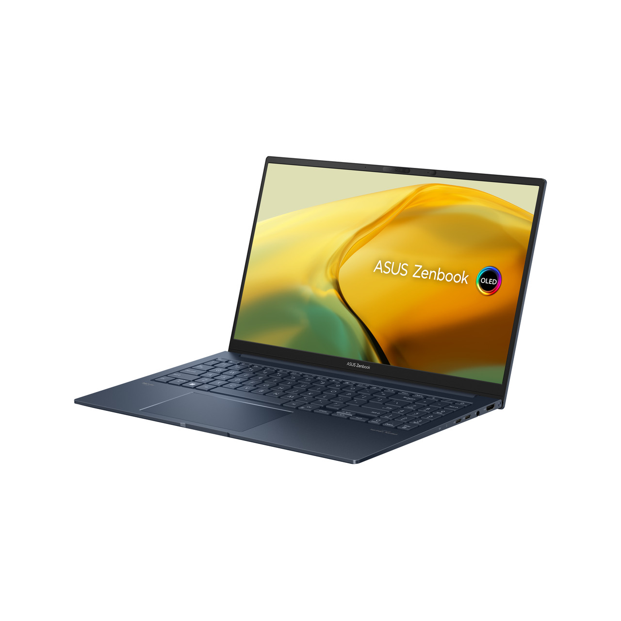 ASUS Zenbook 15 OLED UM3504DA-MA396X laptop 39.6 cm (15.6") 2.8K AMD Ryzen™ 7 7735U 32 GB LPDDR5-SDRAM 1 TB SSD Wi-Fi 6E (802.11ax) Windows 11 Pro Blue