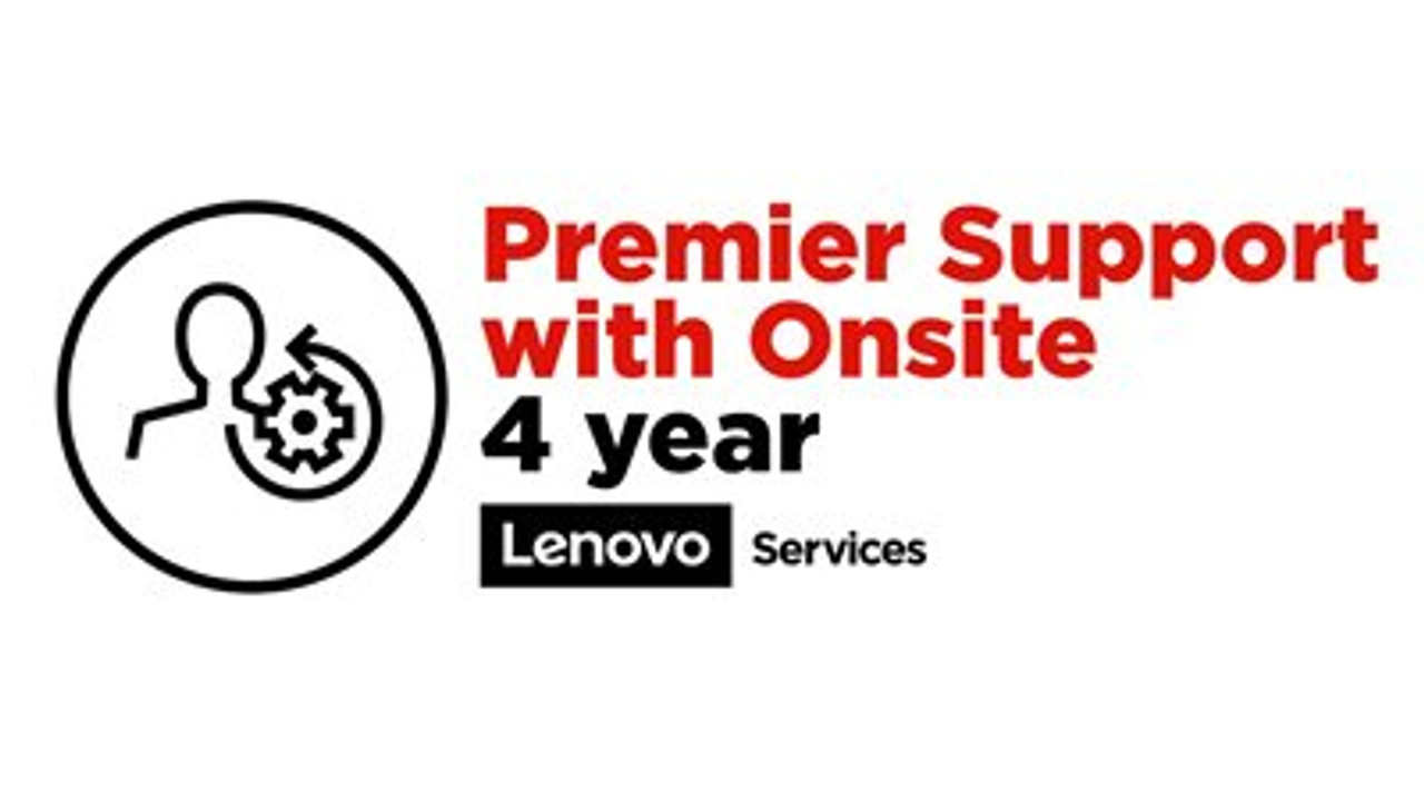 Lenovo Premier Support - Extended service agreement - parts and labour - 4 years - on-site - response time: NBD - for ThinkStation P300, P310, P320, P330, P330 Gen 2