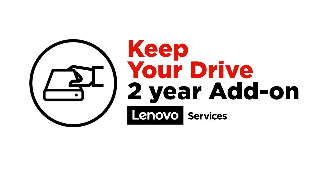Lenovo Keep Your Drive Add On - Extended service agreement - 2 years - for ThinkPad P1, P1 (2nd Gen), P16 Gen 2, P40 Yoga, P43, P50, P51, P52, P53, P71, P72, P73