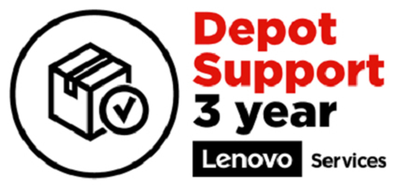 Lenovo Depot/Customer Carry In Upgrade - Extended service agreement - parts and labour (for system with 1 year depot or carry-in warranty) - 3 years (from original purchase date of the equipment) - for Miix 520-12IKB, Tablet 10, ThinkPad 10 (1st Gen), 10 (2nd Gen)