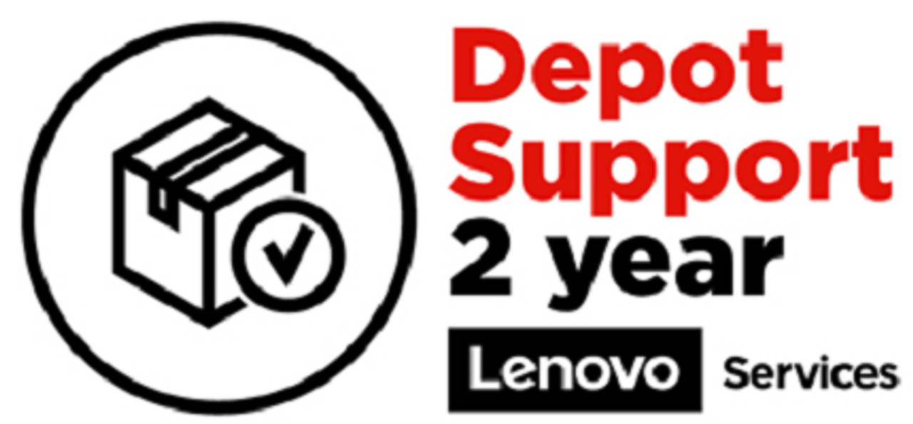 Lenovo Depot/Customer Carry-In Upgrade - Extended service agreement - parts and labour (for system with 1 year depot or carry-in warranty) - 2 years (from original purchase date of the equipment) - for ThinkPad P1 Gen 5, P14s Gen 2, P15v Gen 2, P16 Gen 1, P16 Gen 2, P17 Gen 2, T15g Gen 2