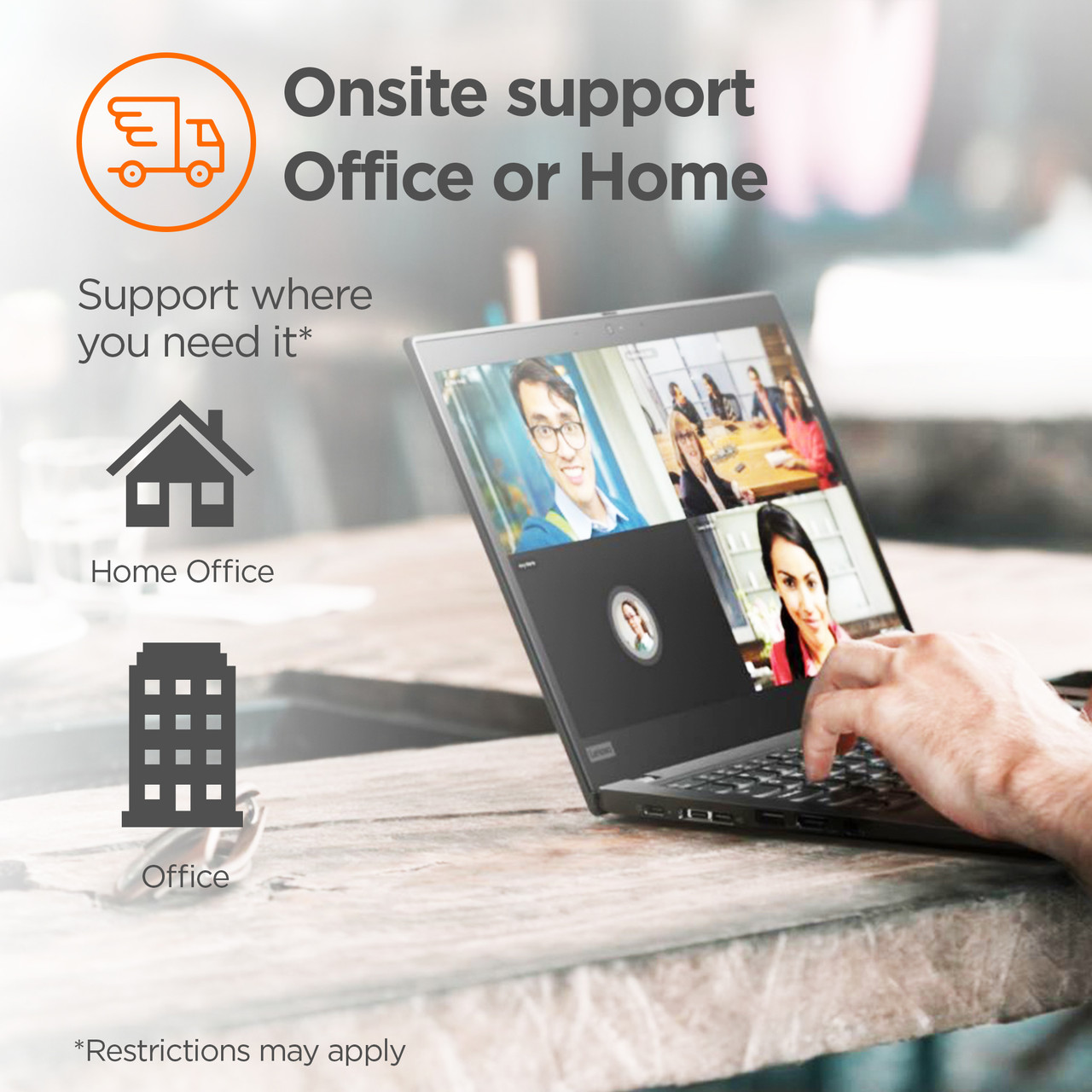Lenovo Onsite + Premier Support, Extended service agreement, parts and labour, 3 years, on-site, response time: NBD, for ThinkPad X1 Carbon (7th Gen); X1 Extreme (2nd Gen); X1 Yoga (4th Gen); X390 Yoga