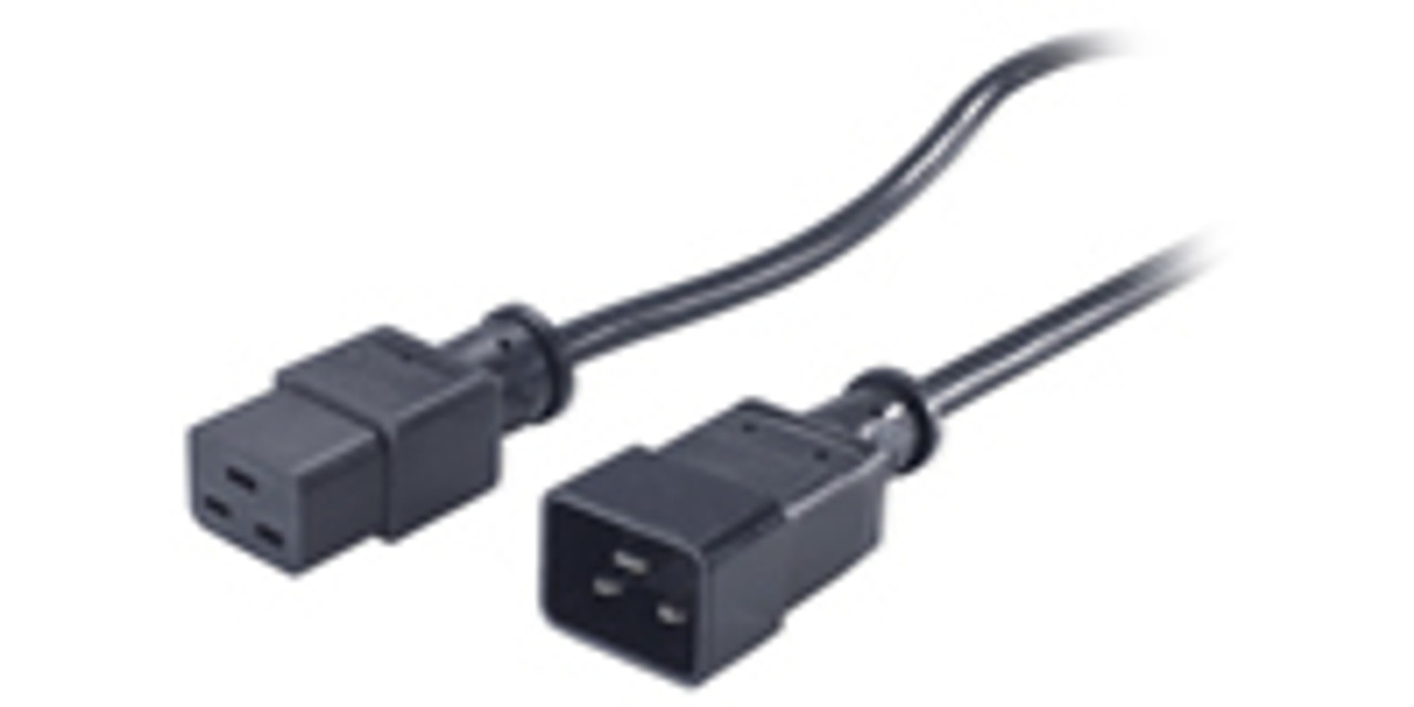 APC PWR Cord C19 - C20, 0.6 m Black C19 coupler C20 coupler