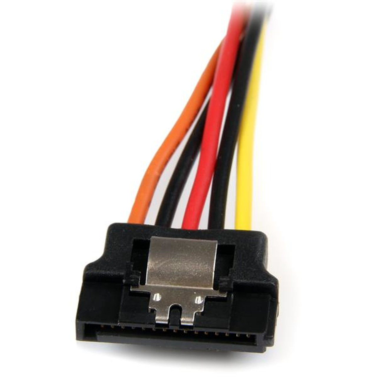 StarTech.com 6in Latching SATA Power Y Splitter Cable Adapter - M/F