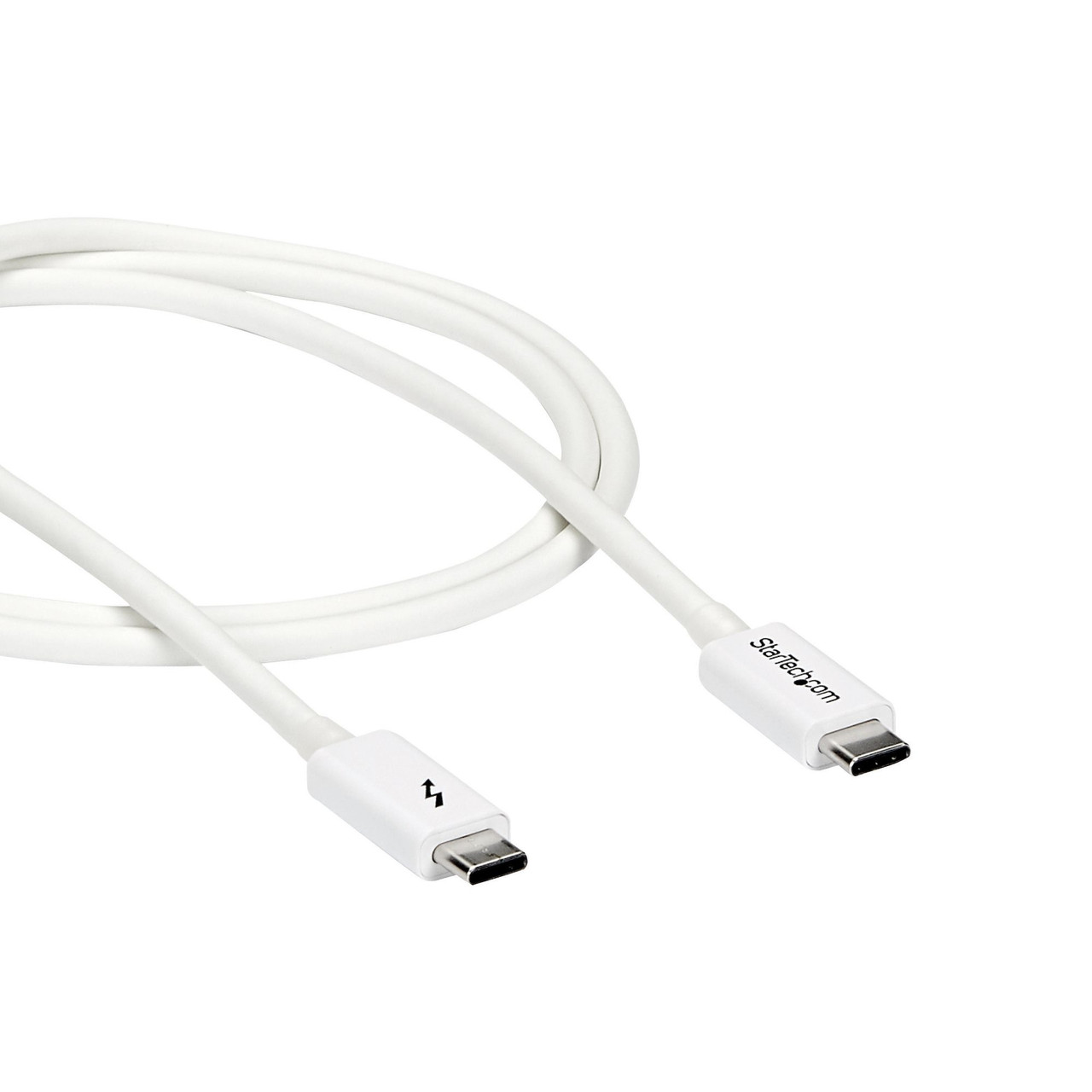 StarTech.com Thunderbolt 3 Cable - 20Gbps - 1m - White - Thunderbolt, USB, and DisplayPort Compatible