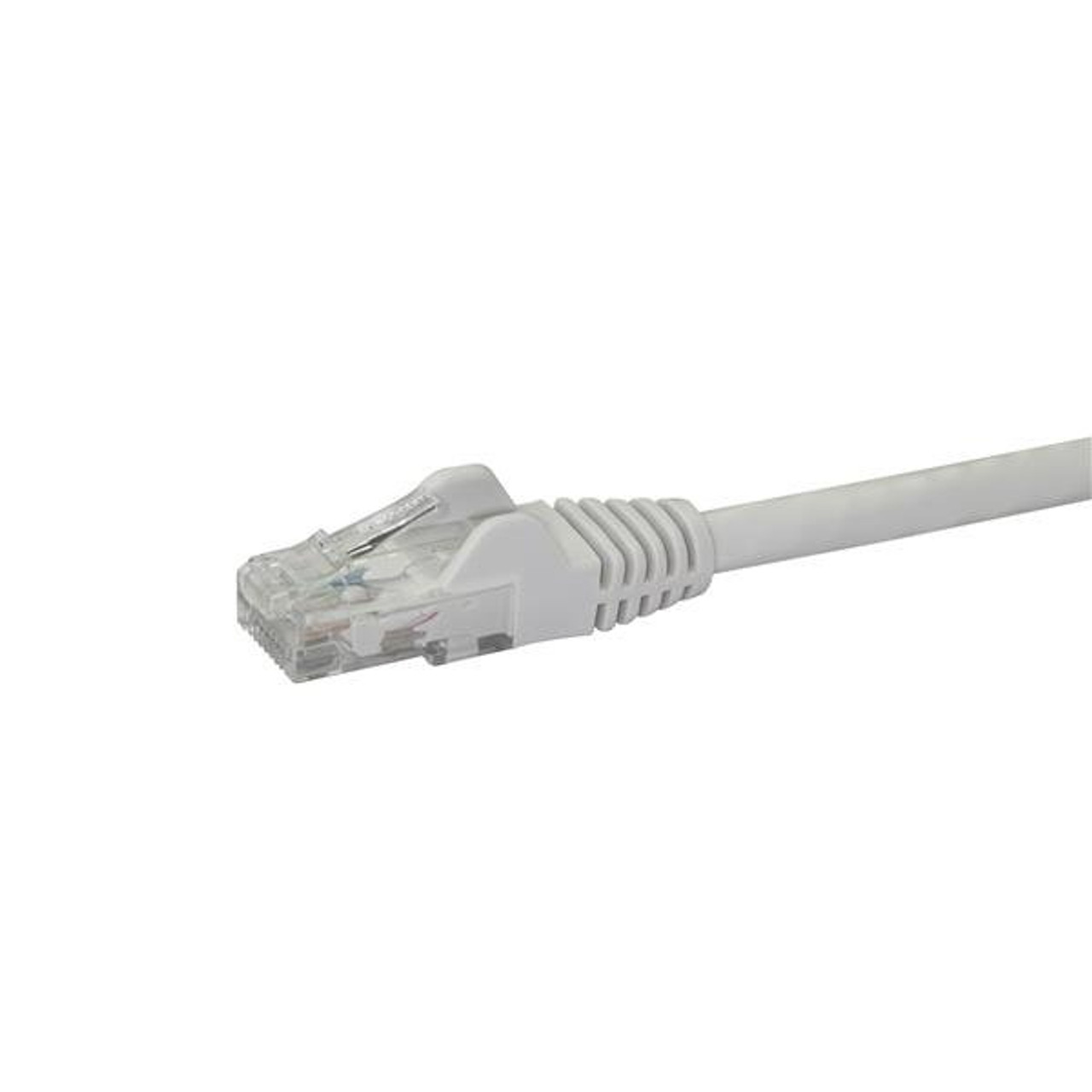 StarTech.com 2m CAT6 Ethernet Cable - White CAT 6 Gigabit Ethernet Wire -650MHz 100W PoE RJ45 UTP Network/Patch Cord Snagless w/Strain Relief Fluke Tested/Wiring is UL Certified/TIA