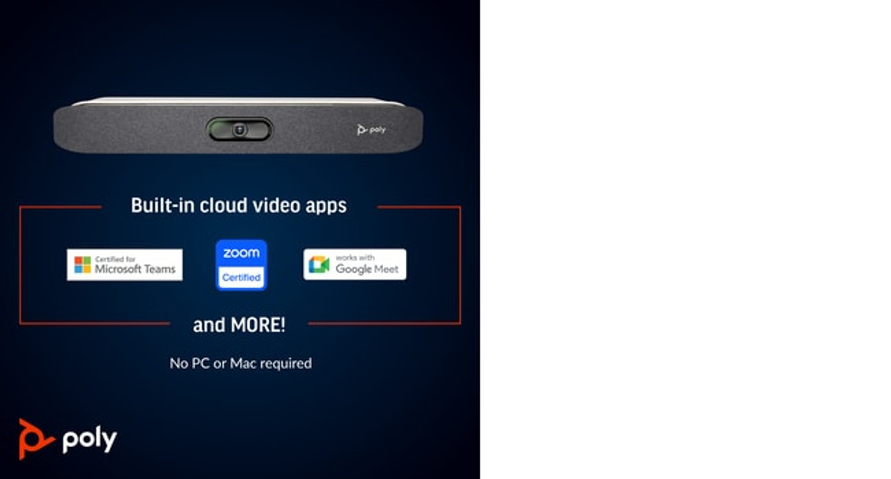 POLY Studio X30 All-In-One Video Bar