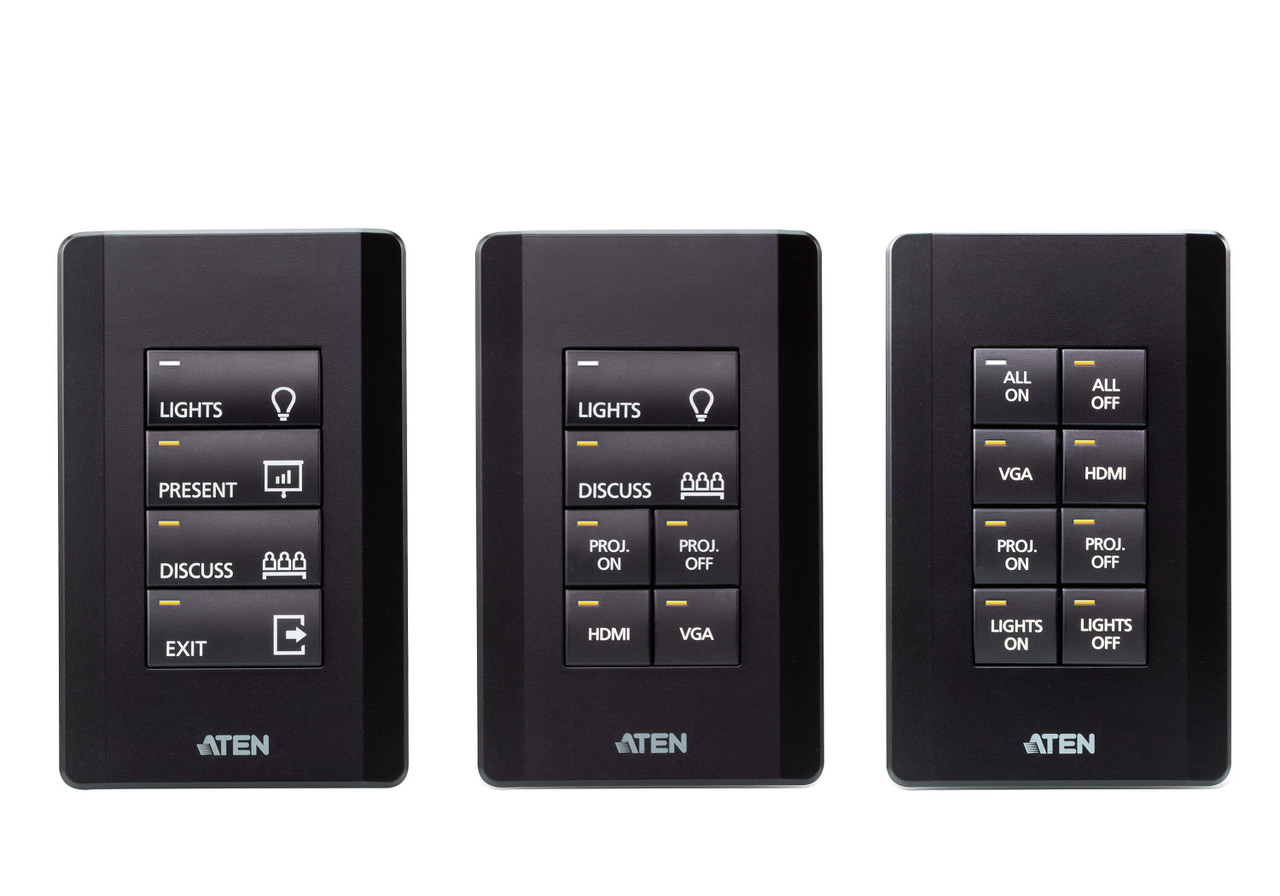 ATEN VK108US1-AT video conferencing accessory Remote control Black