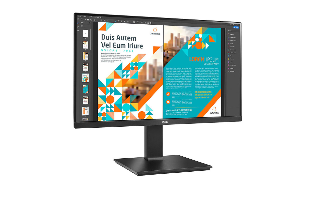 LG 24QP550-B computer monitor 60.5 cm (23.8") 2560 x 1440 pixels Quad HD LED Black