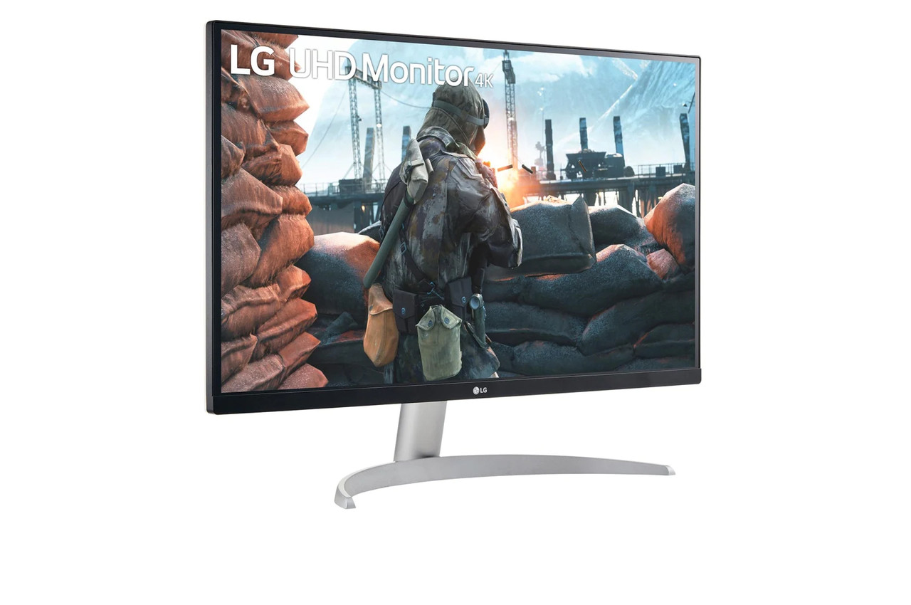 LG 27UP600-W computer monitor 68.6 cm (27") 3840 x 2160 pixels 4K Ultra HD Black, Grey