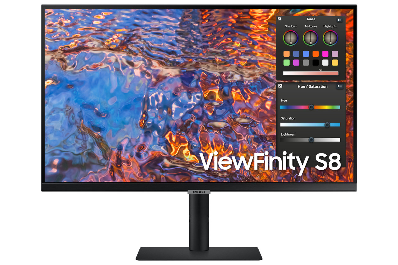 Samsung ViewFinity S80PB LED display 68.6 cm (27") 3840 x 2160 pixels 4K Ultra HD Black