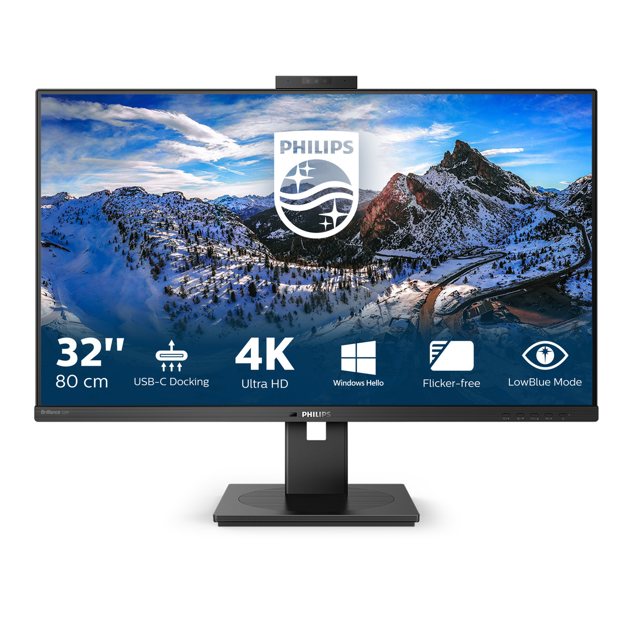 Philips P Line 329P1H/75 computer monitor 80 cm (31.5") 3840 x 2160 pixels 4K Ultra HD LCD Black