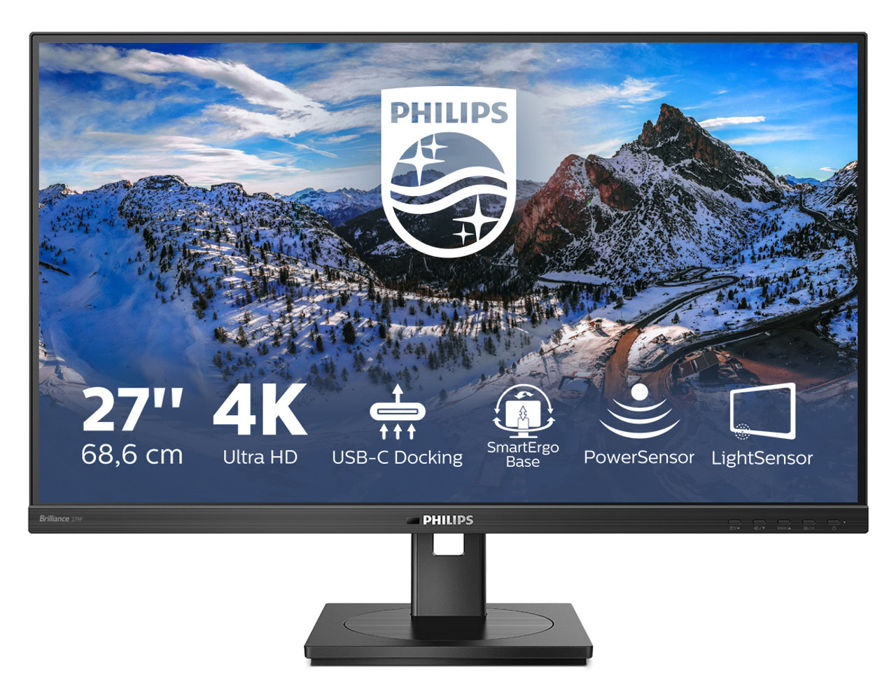 Philips 279P1/75 computer monitor 68.6 cm (27") 3840 x 2160 pixels 4K Ultra HD LED Black