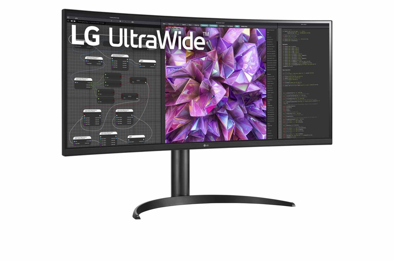 LG 34WQ75C-B computer monitor 86.4 cm (34") 3440 x 1440 pixels Quad HD LCD Black