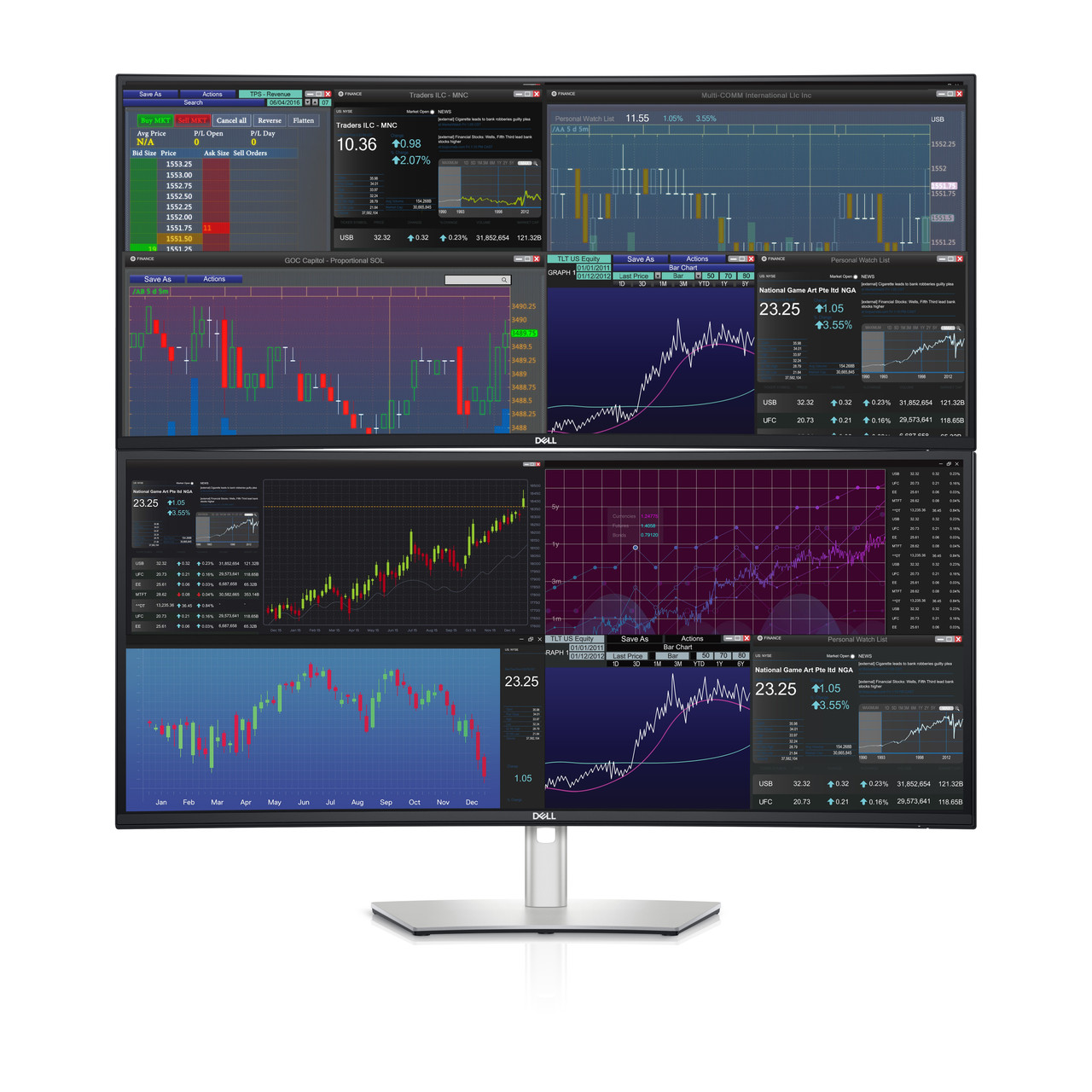 DELL UltraSharp U3824DW LED display 96.5 cm (38") 3840 x 1600 pixels Wide Quad HD+ LCD Black, Silver