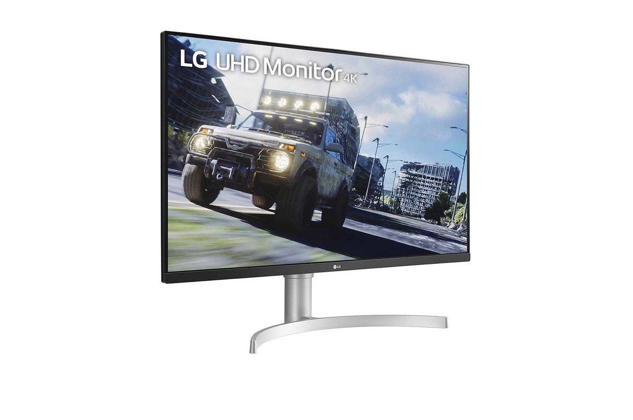 LG 32UN550-W computer monitor 81.3 cm (32") 3840 x 2160 pixels 4K Ultra HD LED Silver