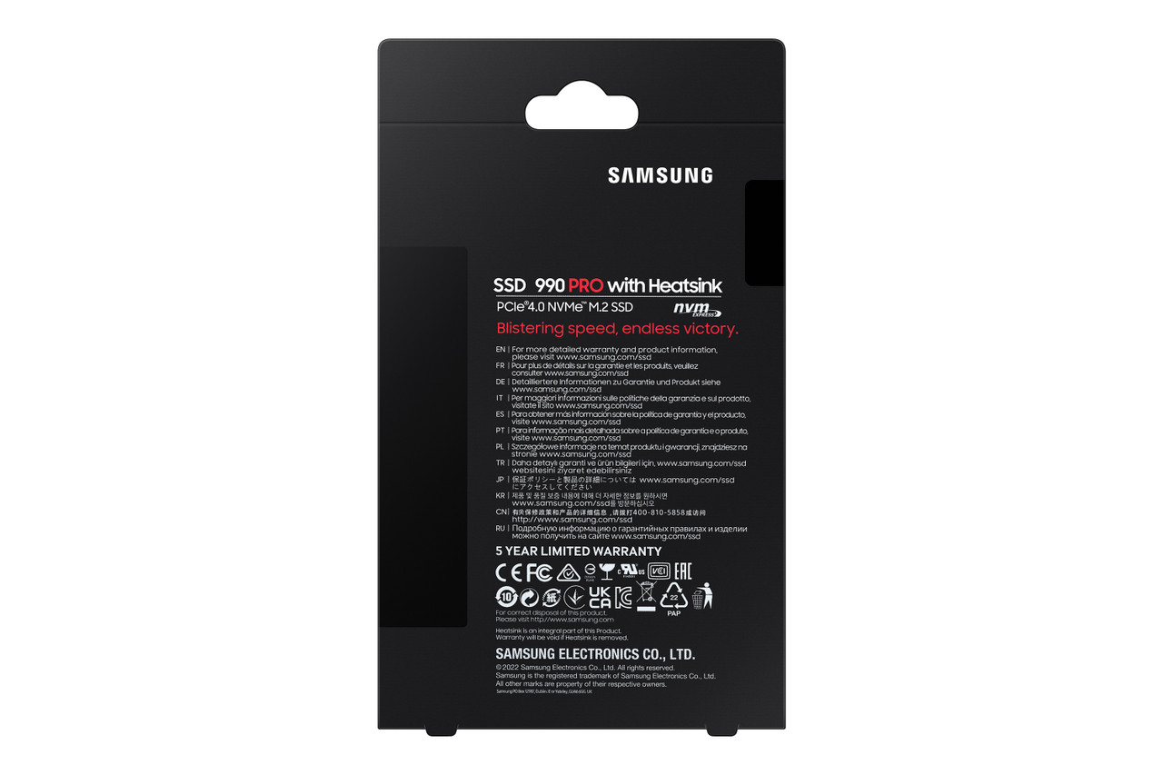 Samsung 990 Pro M.2 4 TB PCI Express 4.0 V-NAND TLC NVMe