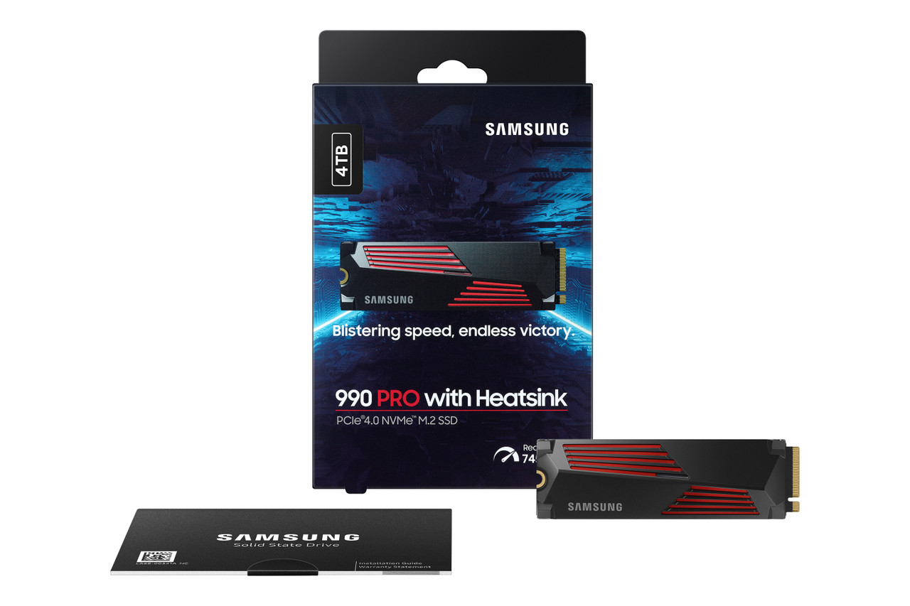 Samsung 990 Pro M.2 4 TB PCI Express 4.0 V-NAND TLC NVMe