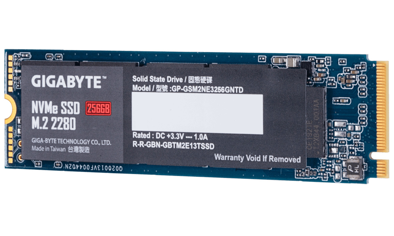 Gigabyte GP-GSM2NE3256GNTD internal solid state drive M.2 256 GB PCI Express 3.0 NVMe