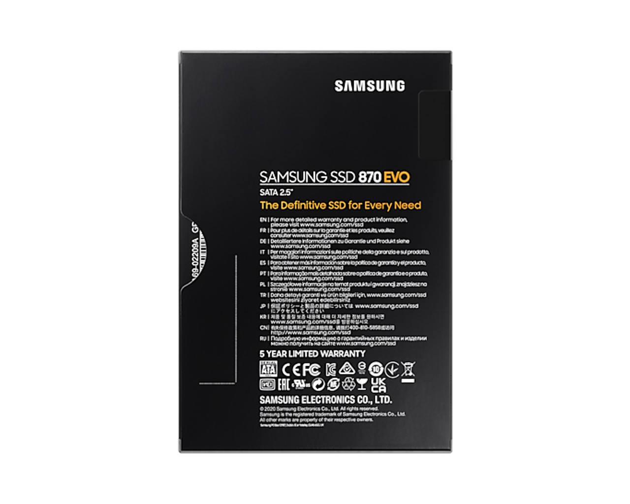 Samsung 870 EVO 2.5" 4 TB Serial ATA III V-NAND MLC