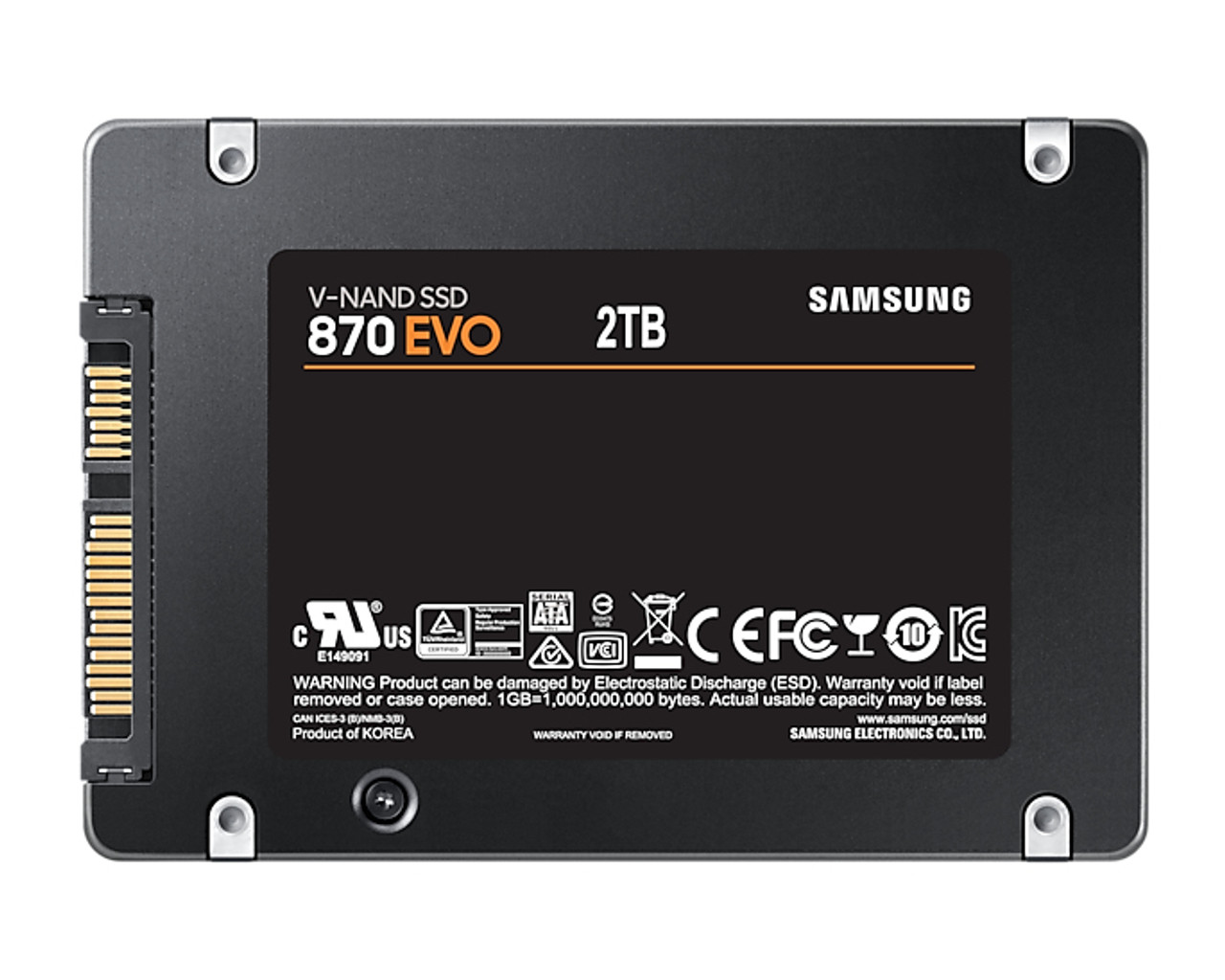 Samsung 870 EVO 2.5" 2 TB Serial ATA III V-NAND MLC