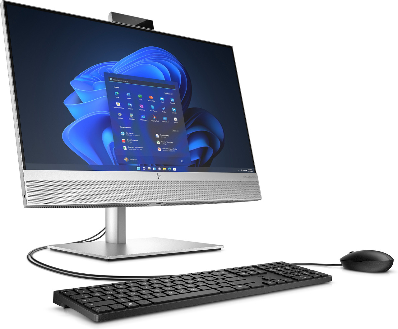 HP EliteOne 840 23.8 inch G9 All-in-One Desktop PC​ NaturalSilver NT IRcam nonODD Win11 KBM CoreSet