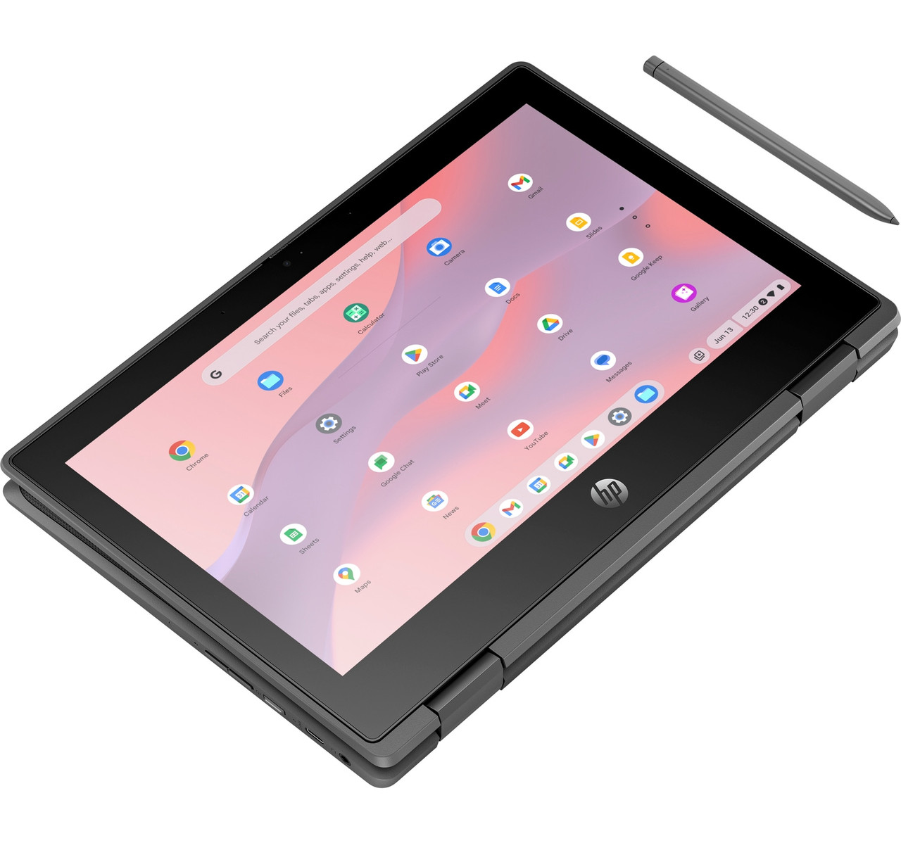 HP Fortis x360 11 inch G11 Chromebook JetBlack T HDcam nonFPR ChromeEnterpriseBIZ CoreSet WhiteBG Ta