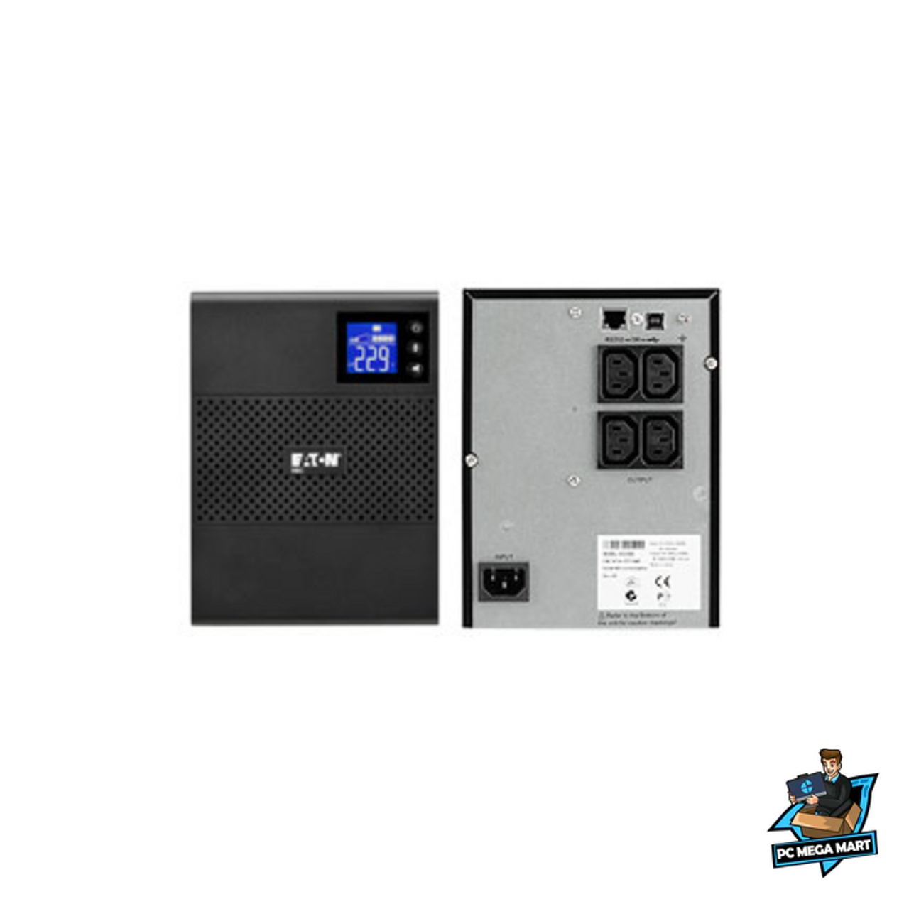 Eaton 5SC500i uninterruptible power supply (UPS) 500 VA 350 W 4 AC outlet(s) 1