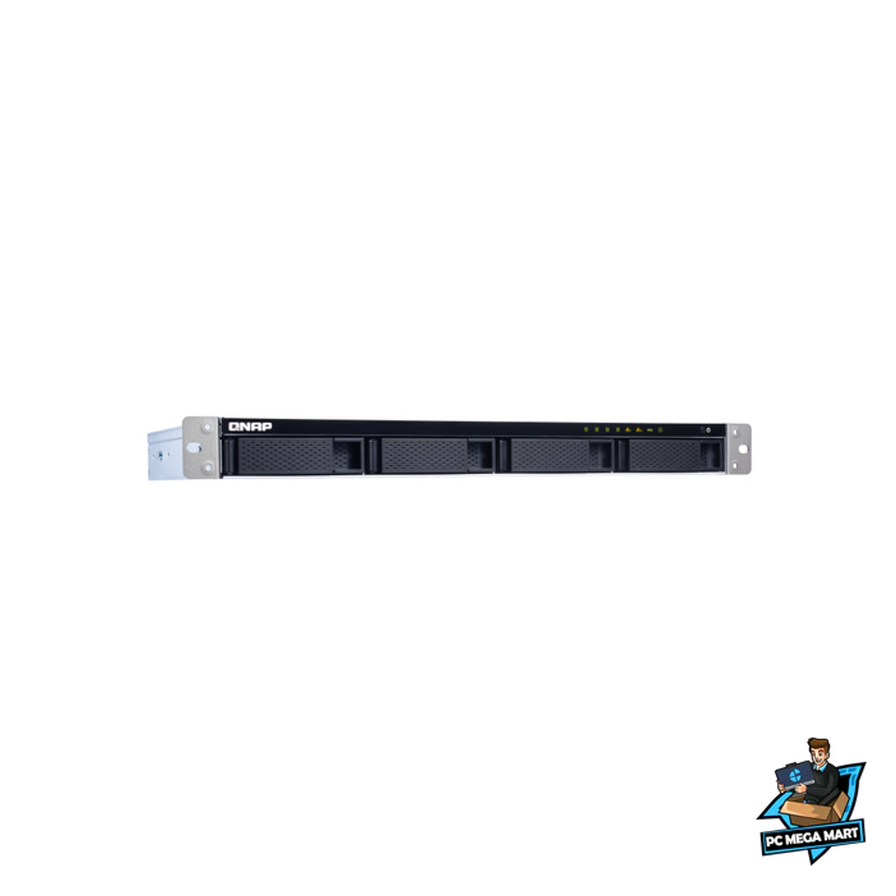 QNAP TS-431XeU Ethernet LAN Rack (1U) Black,Stainless steel NAS 3