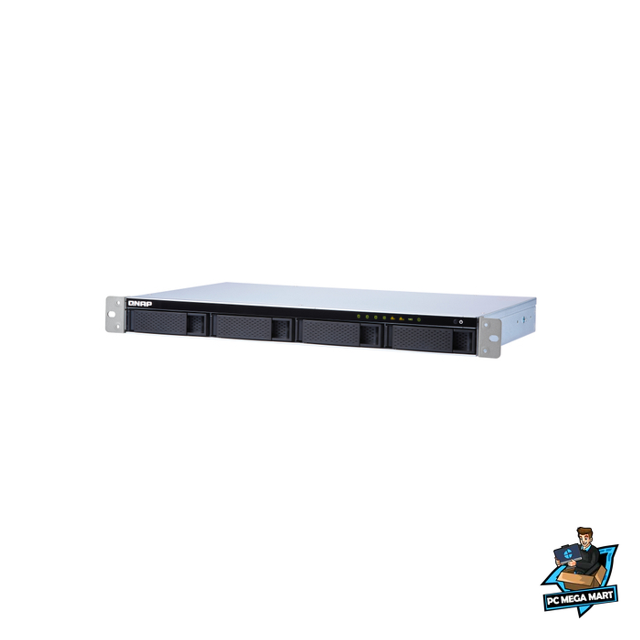 QNAP TS-431XeU Ethernet LAN Rack (1U) Black,Stainless steel NAS 6