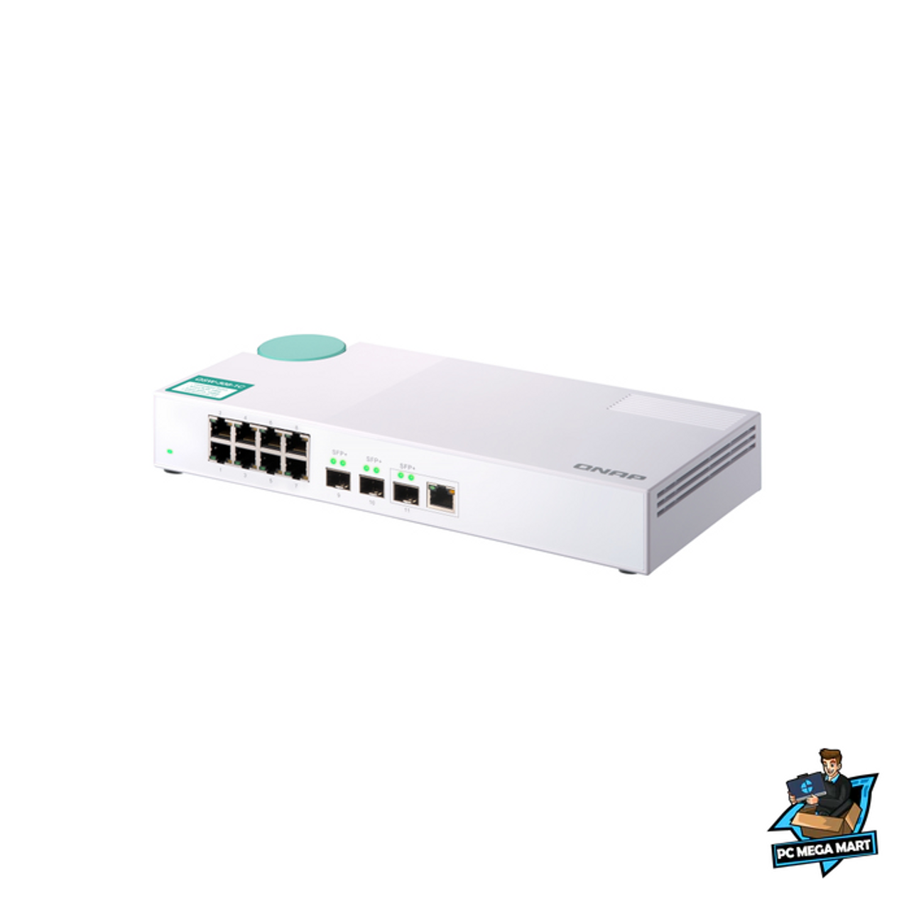 QNAP QSW-308-1C network switch Unmanaged Gigabit Ethernet (10 100 1000) White 9