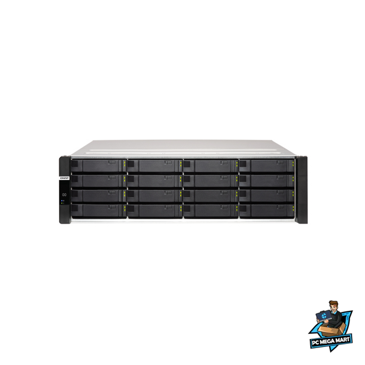 QNAP ES1686dc Ethernet LAN Rack (3U) Black,Grey NAS 1