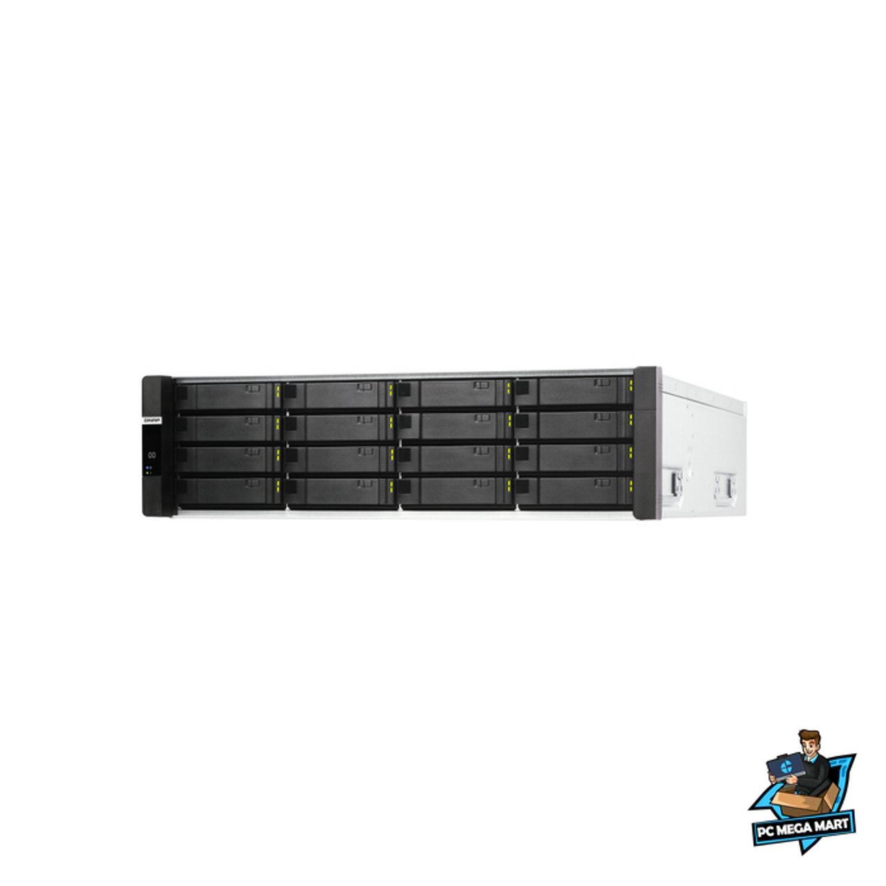 QNAP ES1686dc Ethernet LAN Rack (3U) Black,Grey NAS 3