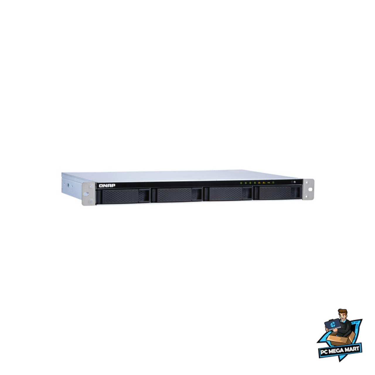 QNAP TS-431XeU Ethernet LAN Rack (1U) Aluminium,Black NAS 5