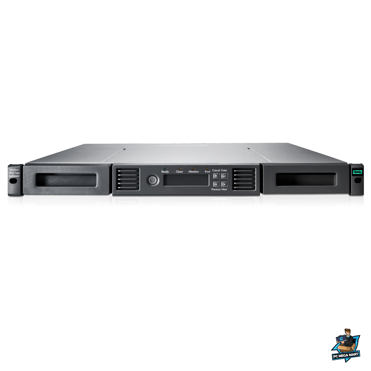 R1R75A - HPE StoreEver MSL 1/8 G2 0-drive Tape Autoloader - Right facing