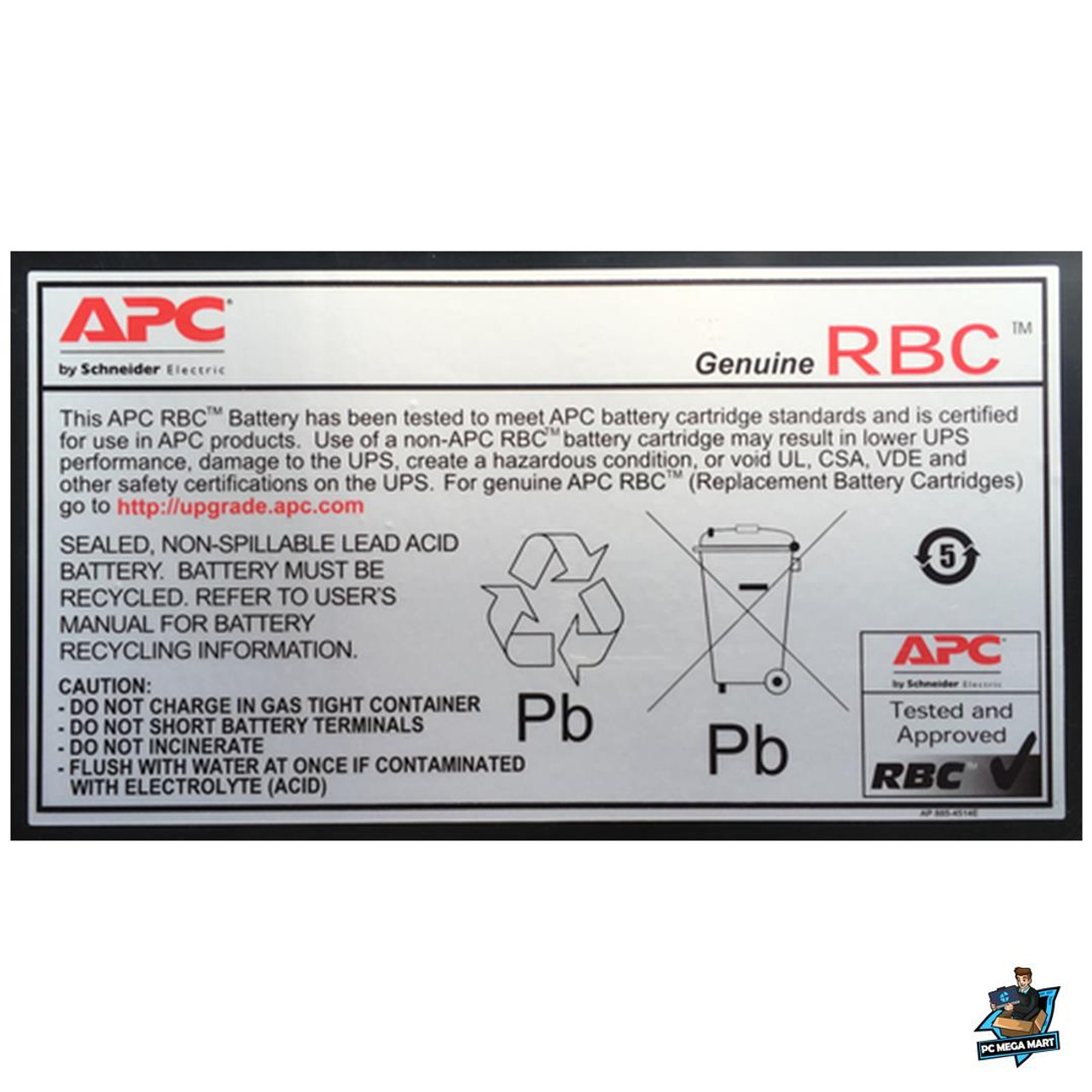 Temp Images\APC RBC22 UPS battery Sealed Lead Acid (VRLA) 1