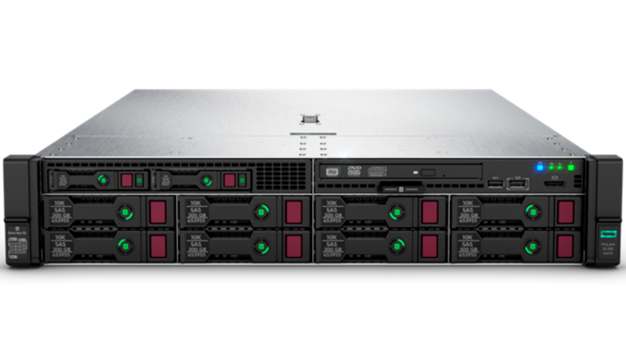 HPE ProLiant DL380 Gen10 - Center facing