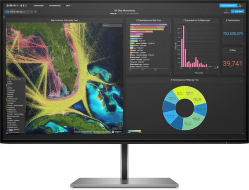 HP Z27k G3 4K USB-C Display (27, TurboSilver, DataScience) Front