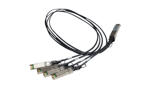 JG329A - HPE Networking Comware X240 40G QSFP+ to 4x10G SFP+ 1m Direct Attach Copper Splitter Cable